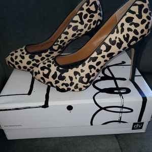 Dolce Vita Leopard Calf Hair Pump